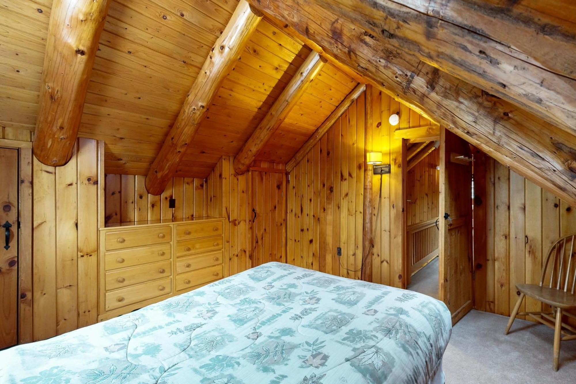 Twin View Log Home Carroll Extérieur photo