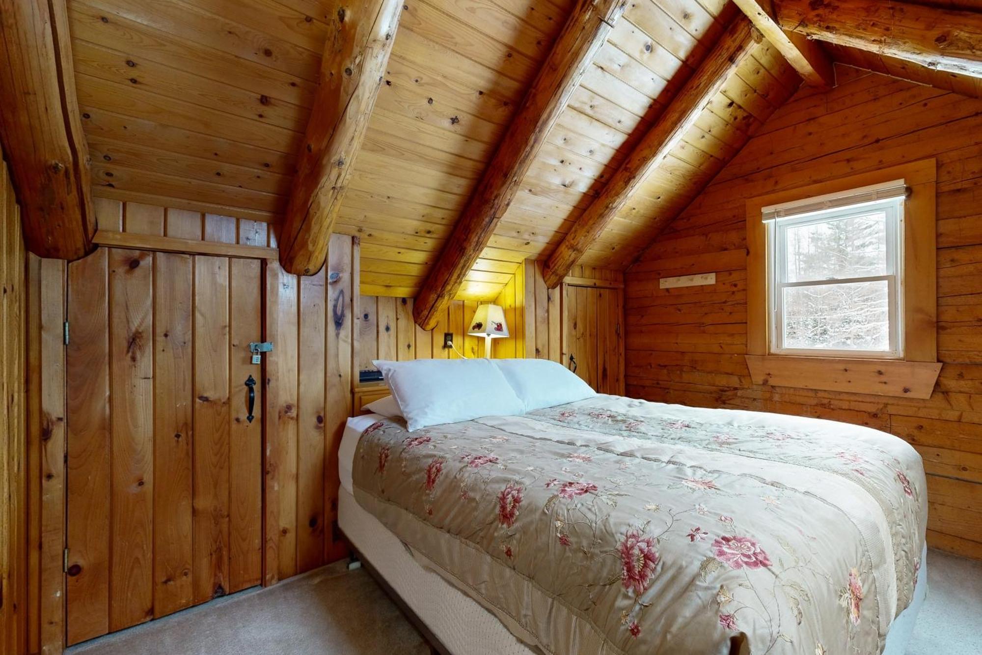 Twin View Log Home Carroll Extérieur photo